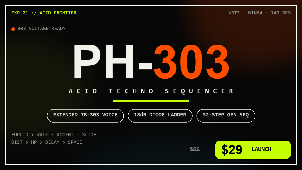 PH-303 — Acid Techno Sequencer cover